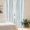 Ambesonne Birds and Nature Curtains, Delicate Spring Chill with Leafy Flowers with Wingy Animals, Window Treatments 2 Panel Set for Living Room Bedroom, Pair of – 28″ x 84″, Blush Laurel Green White(Aqua White)