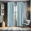 Ambesonne Birds and Nature Curtains, Delicate Spring Chill with Leafy Flowers with Wingy Animals, Window Treatments 2 Panel Set for Living Room Bedroom, Pair of – 28″ x 84″, Blush Laurel Green White(Turquoise Blue)