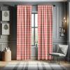 Ambesonne Birds and Nature Curtains, Delicate Spring Chill with Leafy Flowers with Wingy Animals, Window Treatments 2 Panel Set for Living Room Bedroom, Pair of – 28″ x 84″, Blush Laurel Green White(Vermilion White)