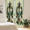 Ambesonne Birds and Nature Curtains, Delicate Spring Chill with Leafy Flowers with Wingy Animals, Window Treatments 2 Panel Set for Living Room Bedroom, Pair of – 28″ x 84″, Blush Laurel Green White(Camel Black and Reseda Green)