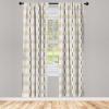Ambesonne Birds and Nature Curtains, Delicate Spring Chill with Leafy Flowers with Wingy Animals, Window Treatments 2 Panel Set for Living Room Bedroom, Pair of – 28″ x 84″, Blush Laurel Green White(Champagne Yellow)