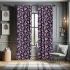 Ambesonne Bohemian Curtains, Bold and Big Feather Motif on Southwestern Inspired Striped Print, Window Treatments 2 Panel Set for Living Room Bedroom, Pair of – 28″ x 63″, Cadet Blue Beige and Brown(Navy Blue)