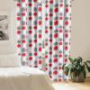 Ambesonne Bohemian Curtains, Bold and Big Feather Motif on Southwestern Inspired Striped Print, Window Treatments 2 Panel Set for Living Room Bedroom, Pair of – 28″ x 63″, Cadet Blue Beige and Brown(Grey Red)