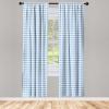 Ambesonne Bohemian Curtains, Hexagons Floral Botany Art in Cold Colors Ocean and Nature Tones, Window Treatments 2 Panel Set for Living Room Bedroom, Pair of – 28″ x 95″, Teal Green and Sea Blue(Blue)