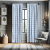 Ambesonne Bohemian Curtains, Hexagons Floral Botany Art in Cold Colors Ocean and Nature Tones, Window Treatments 2 Panel Set for Living Room Bedroom, Pair of – 28″ x 95″, Teal Green and Sea Blue(Blue)