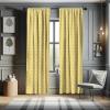 Ambesonne Bohemian Curtains, Modern Ethnic Themed Ornaments with Southwestern Inspirations, Window Treatments 2 Panel Set for Living Room Bedroom, Pair of – 28″ x 84″, Petrol Blue Paprika and Ivory(Earth Yellow White)