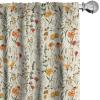 Ambesonne Bohemian Curtains, Modern Ethnic Themed Ornaments with Southwestern Inspirations, Window Treatments 2 Panel Set for Living Room Bedroom, Pair of – 28″ x 84″, Petrol Blue Paprika and Ivory(Mustard Orange Sage Green)