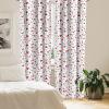 Ambesonne Bohemian Curtains, Modern Ethnic Themed Ornaments with Southwestern Inspirations, Window Treatments 2 Panel Set for Living Room Bedroom, Pair of – 28″ x 84″, Petrol Blue Paprika and Ivory(White Black)