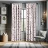 Ambesonne Bohemian Curtains, Modern Ethnic Themed Ornaments with Southwestern Inspirations, Window Treatments 2 Panel Set for Living Room Bedroom, Pair of – 28″ x 84″, Petrol Blue Paprika and Ivory(White Black)