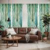 Ambesonne Bohemian Curtains, Modern Ethnic Themed Ornaments with Southwestern Inspirations, Window Treatments 2 Panel Set for Living Room Bedroom, Pair of – 28″ x 84″, Petrol Blue Paprika and Ivory(Mustard Orange Sage Green)
