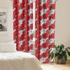 Ambesonne Bohemian Curtains, Modern Ethnic Themed Ornaments with Southwestern Inspirations, Window Treatments 2 Panel Set for Living Room Bedroom, Pair of – 28″ x 84″, Petrol Blue Paprika and Ivory(Scarlet White)
