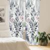 Ambesonne Bohemian Curtains, Modern Ethnic Themed Ornaments with Southwestern Inspirations, Window Treatments 2 Panel Set for Living Room Bedroom, Pair of – 28″ x 84″, Petrol Blue Paprika and Ivory(Grey Pink Slate Blue Rose)