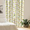 Ambesonne Bohemian Curtains, Modern Ethnic Themed Ornaments with Southwestern Inspirations, Window Treatments 2 Panel Set for Living Room Bedroom, Pair of – 28″ x 84″, Petrol Blue Paprika and Ivory(Yellow and White)