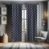 Ambesonne Bohemian Curtains, Modern Ethnic Themed Ornaments with Southwestern Inspirations, Window Treatments 2 Panel Set for Living Room Bedroom, Pair of – 28″ x 84″, Petrol Blue Paprika and Ivory(Blue Cream)