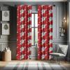 Ambesonne Bohemian Curtains, Modern Ethnic Themed Ornaments with Southwestern Inspirations, Window Treatments 2 Panel Set for Living Room Bedroom, Pair of – 28″ x 84″, Petrol Blue Paprika and Ivory(Scarlet White)