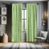 Ambesonne Bohemian Curtains, Modern Ethnic Themed Ornaments with Southwestern Inspirations, Window Treatments 2 Panel Set for Living Room Bedroom, Pair of – 28″ x 84″, Petrol Blue Paprika and Ivory(Green Fern)