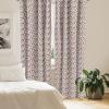 Ambesonne Bohemian Curtains, Modern Ethnic Themed Ornaments with Southwestern Inspirations, Window Treatments 2 Panel Set for Living Room Bedroom, Pair of – 28″ x 84″, Petrol Blue Paprika and Ivory(Ivory)