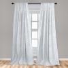 Ambesonne Bohemian Curtains, Modern Ethnic Themed Ornaments with Southwestern Inspirations, Window Treatments 2 Panel Set for Living Room Bedroom, Pair of – 28″ x 84″, Petrol Blue Paprika and Ivory(White Blue)