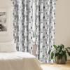 Ambesonne Bohemian Curtains, Modern Ethnic Themed Ornaments with Southwestern Inspirations, Window Treatments 2 Panel Set for Living Room Bedroom, Pair of – 28″ x 84″, Petrol Blue Paprika and Ivory(Grey White)