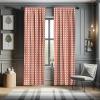 Ambesonne Bohemian Curtains, Modern Ethnic Themed Ornaments with Southwestern Inspirations, Window Treatments 2 Panel Set for Living Room Bedroom, Pair of – 28″ x 84″, Petrol Blue Paprika and Ivory(Red Yellow)
