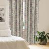 Ambesonne Bohemian Curtains, Modern Ethnic Themed Ornaments with Southwestern Inspirations, Window Treatments 2 Panel Set for Living Room Bedroom, Pair of – 28″ x 84″, Petrol Blue Paprika and Ivory(Beige)