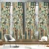 Ambesonne Bohemian Curtains, Modern Ethnic Themed Ornaments with Southwestern Inspirations, Window Treatments 2 Panel Set for Living Room Bedroom, Pair of – 28″ x 84″, Petrol Blue Paprika and Ivory(Cadet Blue Cinnamon Beige)