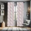 Ambesonne Bohemian Curtains, Modern Ethnic Themed Ornaments with Southwestern Inspirations, Window Treatments 2 Panel Set for Living Room Bedroom, Pair of – 28″ x 84″, Petrol Blue Paprika and Ivory(Eggshell Maroon)