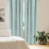 Ambesonne Bohemian Curtains, Modern Ethnic Themed Ornaments with Southwestern Inspirations, Window Treatments 2 Panel Set for Living Room Bedroom, Pair of – 28″ x 84″, Petrol Blue Paprika and Ivory(Jade White)
