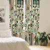 Ambesonne Bohemian Curtains, Modern Ethnic Themed Ornaments with Southwestern Inspirations, Window Treatments 2 Panel Set for Living Room Bedroom, Pair of – 28″ x 84″, Petrol Blue Paprika and Ivory(Cadet Blue Cinnamon Beige)