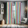Ambesonne Botanical Curtains, Minimal Watercolor Leaves on Minimal Geometric Shapes in Cold Colors, Window Treatments 2 Panel Set for Living Room Bedroom, Pair of – 28″ x 63″, Grey Teal Slate Blue(Blue Yellow)