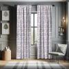 Ambesonne Botanical Curtains, Minimal Watercolor Leaves on Minimal Geometric Shapes in Cold Colors, Window Treatments 2 Panel Set for Living Room Bedroom, Pair of – 28″ x 63″, Grey Teal Slate Blue(Purple Green)