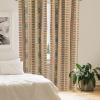 Ambesonne Botanical Curtains, Minimal Watercolor Leaves on Minimal Geometric Shapes in Cold Colors, Window Treatments 2 Panel Set for Living Room Bedroom, Pair of – 28″ x 63″, Grey Teal Slate Blue(Apricot Orange)