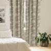 Ambesonne Botanical Curtains, Minimal Watercolor Leaves on Minimal Geometric Shapes in Cold Colors, Window Treatments 2 Panel Set for Living Room Bedroom, Pair of – 28″ x 63″, Grey Teal Slate Blue(Green Brown)
