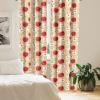 Ambesonne Botanical Curtains, Vintage Floral Pattern with Detailed Exotic Leaves from Different Trees, Window Treatments 2 Panel Set for Living Room Bedroom, Pair of – 28″ x 84″, Green and Ivory(Beige Cream)