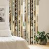 Ambesonne Botanical Curtains, Vintage Floral Pattern with Detailed Exotic Leaves from Different Trees, Window Treatments 2 Panel Set for Living Room Bedroom, Pair of – 28″ x 84″, Green and Ivory(Chocolate Ecru Taupe)