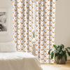 Ambesonne Botanical Curtains, Vintage Floral Pattern with Detailed Exotic Leaves from Different Trees, Window Treatments 2 Panel Set for Living Room Bedroom, Pair of – 28″ x 84″, Green and Ivory(Orange Pink)