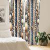 Ambesonne Botanical Curtains, Vintage Floral Pattern with Detailed Exotic Leaves from Different Trees, Window Treatments 2 Panel Set for Living Room Bedroom, Pair of – 28″ x 84″, Green and Ivory(Sea Blue Pale Salmon)