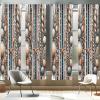 Ambesonne Botanical Curtains, Vintage Floral Pattern with Detailed Exotic Leaves from Different Trees, Window Treatments 2 Panel Set for Living Room Bedroom, Pair of – 28″ x 84″, Green and Ivory(Sea Blue Pale Salmon)