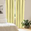 Ambesonne Botanical Curtains, Vintage Floral Pattern with Detailed Exotic Leaves from Different Trees, Window Treatments 2 Panel Set for Living Room Bedroom, Pair of – 28″ x 84″, Green and Ivory(Mint Green)