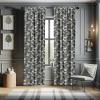 Ambesonne Botanical Curtains, Vintage Floral Pattern with Detailed Exotic Leaves from Different Trees, Window Treatments 2 Panel Set for Living Room Bedroom, Pair of – 28″ x 84″, Green and Ivory(Coconut Grey)