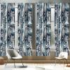 Ambesonne Botanical Curtains, Vintage Floral Pattern with Detailed Exotic Leaves from Different Trees, Window Treatments 2 Panel Set for Living Room Bedroom, Pair of – 28″ x 84″, Green and Ivory(Blue Indigo Dark Coral)