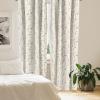 Ambesonne Botanical Curtains, Vintage Floral Pattern with Detailed Exotic Leaves from Different Trees, Window Treatments 2 Panel Set for Living Room Bedroom, Pair of – 28″ x 84″, Green and Ivory(Multi Color)