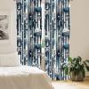 Ambesonne Botanical Curtains, Vintage Floral Pattern with Detailed Exotic Leaves from Different Trees, Window Treatments 2 Panel Set for Living Room Bedroom, Pair of – 28″ x 84″, Green and Ivory(Blue Indigo Dark Coral)