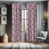 Ambesonne Botanical Curtains, Vintage Floral Pattern with Detailed Exotic Leaves from Different Trees, Window Treatments 2 Panel Set for Living Room Bedroom, Pair of – 28″ x 84″, Green and Ivory(Red Grey)