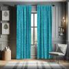 Ambesonne Botanical Curtains, Watercolor Fall Branches and Geometric Mid Century Modern Autumnal Art, Window Treatments 2 Panel Set for Living Room Bedroom, Pair of – 28″ x 84″, Forest Green Rust Tan(Seafoam Blue)
