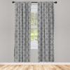 Ambesonne Botanical Curtains, Watercolor Fall Branches and Geometric Mid Century Modern Autumnal Art, Window Treatments 2 Panel Set for Living Room Bedroom, Pair of – 28″ x 84″, Forest Green Rust Tan(Grey Black)