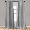 Ambesonne Botanical Curtains, Watercolor Fall Branches and Geometric Mid Century Modern Autumnal Art, Window Treatments 2 Panel Set for Living Room Bedroom, Pair of – 28″ x 84″, Forest Green Rust Tan(White Black)