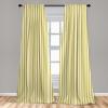 Ambesonne Botanical Curtains, Watercolor Fall Branches and Geometric Mid Century Modern Autumnal Art, Window Treatments 2 Panel Set for Living Room Bedroom, Pair of – 28″ x 84″, Forest Green Rust Tan(Yellow White)
