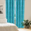 Ambesonne Botanical Curtains, Watercolor Fall Branches and Geometric Mid Century Modern Autumnal Art, Window Treatments 2 Panel Set for Living Room Bedroom, Pair of – 28″ x 84″, Forest Green Rust Tan(Seafoam Blue)