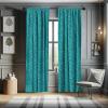 Ambesonne Botanical Curtains, Watercolor Fall Branches and Geometric Mid Century Modern Autumnal Art, Window Treatments 2 Panel Set for Living Room Bedroom, Pair of – 28″ x 84″, Forest Green Rust Tan(Green Mint)